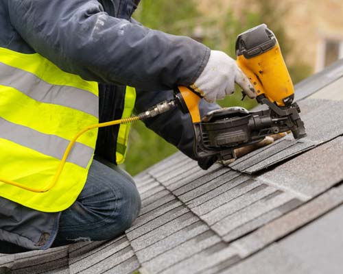 shingles aerial view