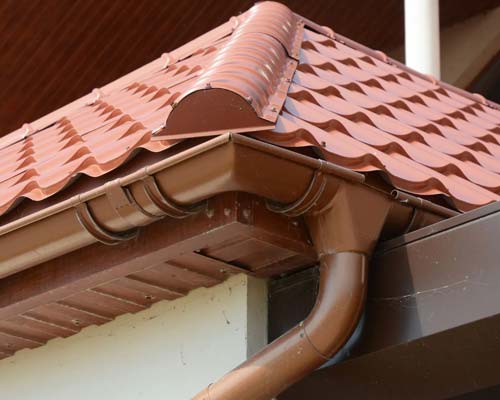 Gutters on Roof