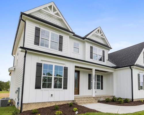 brick siding on home