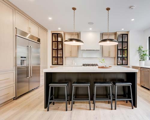 Kitchen wood flooring