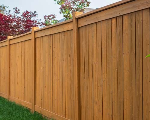 wooden fence