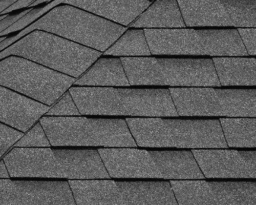 shingles closeup